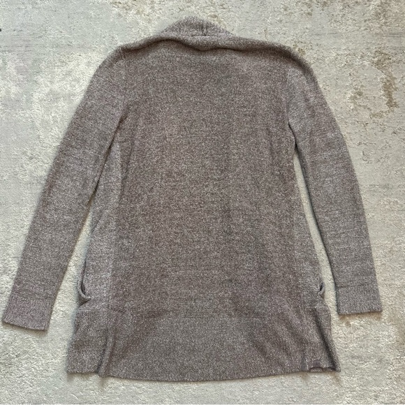 Barefoot Dreams CozyChic Lite Circle Cardi in Sable Brown Size Medium - Picture 11 of 13